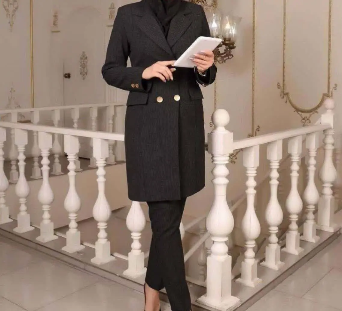 👚نام: مانتو شلوار اداری دیپلمات
