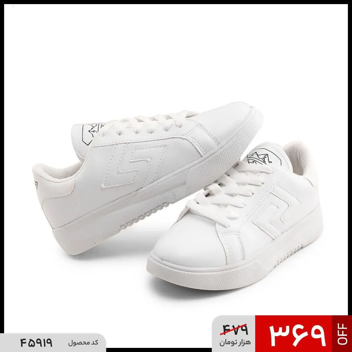 🔺کفش روزمره زنانه سفید بند دار
