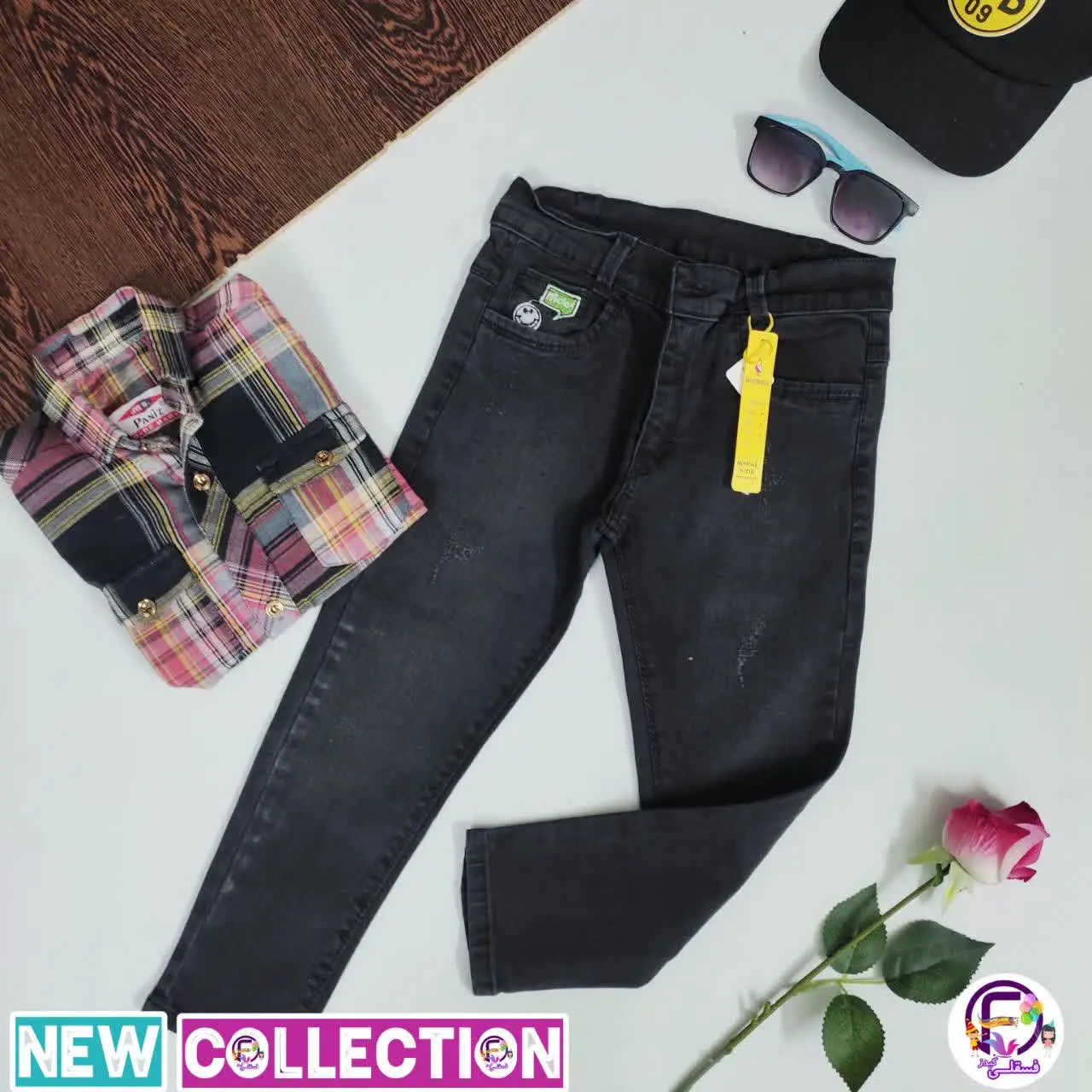 🔅جنس: پارچه لی کشی درجه یک، روی جیب گلدوزی، چهار جیب، کمری دار، مدل اسلیم
