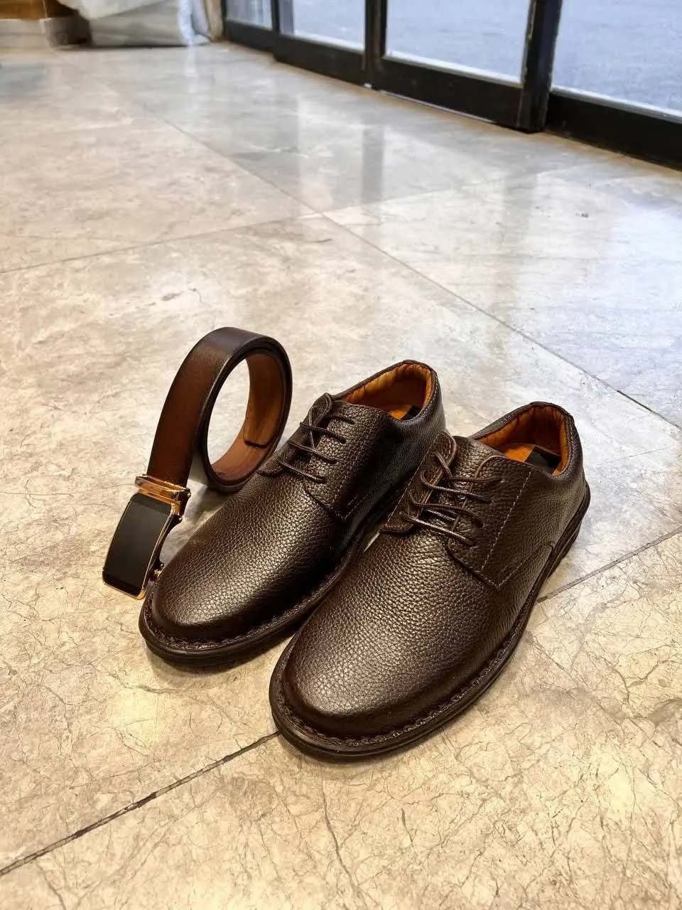کفش تمام چرم ماکسیم بندی 
