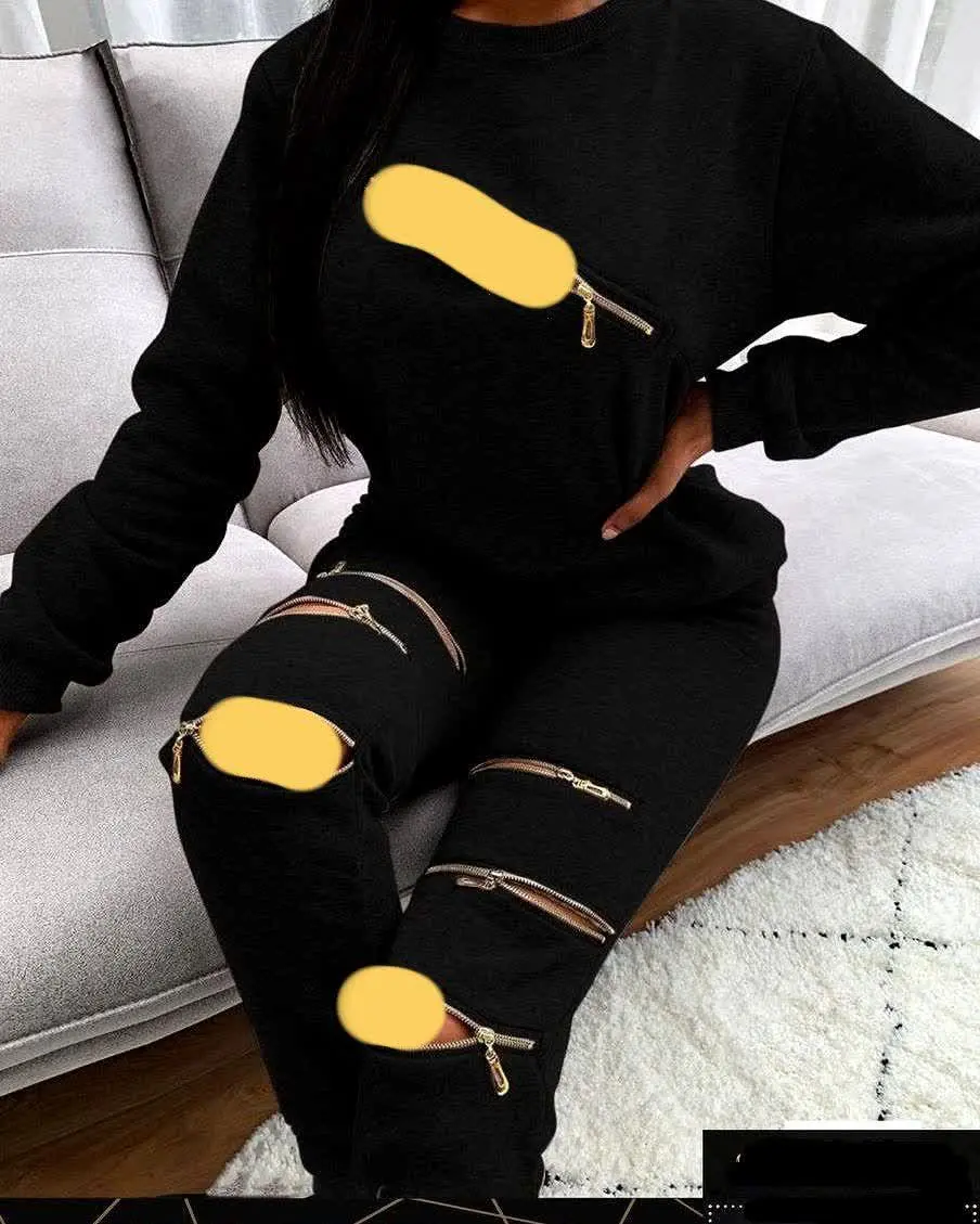 🌙نام: ست بلوز و شلوار هفت زیپ