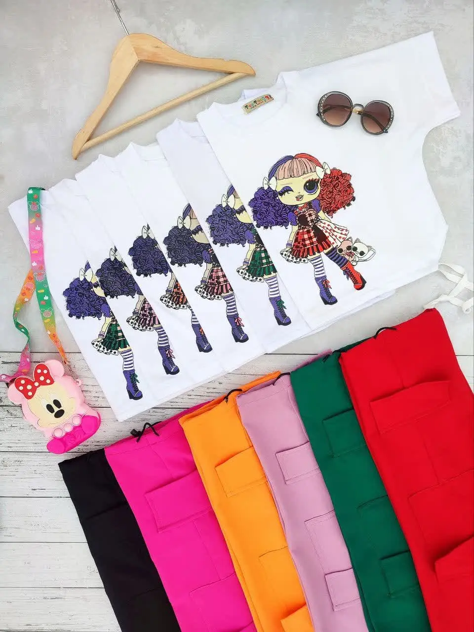 ست کراپ و شلوار کارگو آناستازیا☺️
