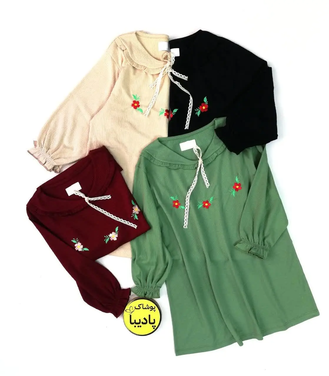 شومیز آستین سه ربع کبریتی ل...