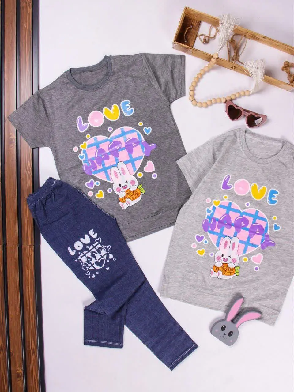 💢تیشرت ساپورت خرگوش قلب💢
