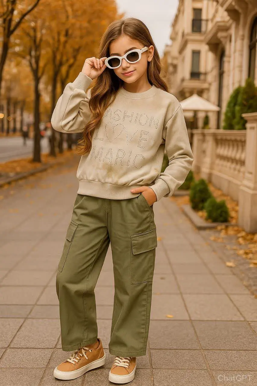 🎄 بلوز شلوار کتان Love نگین...