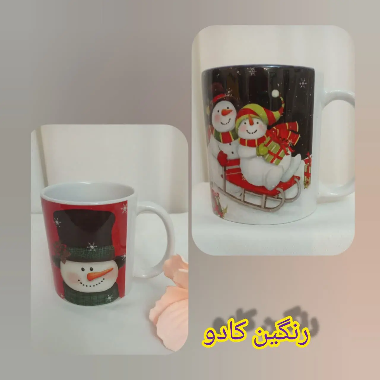 ماگ آدم برفی 😍
