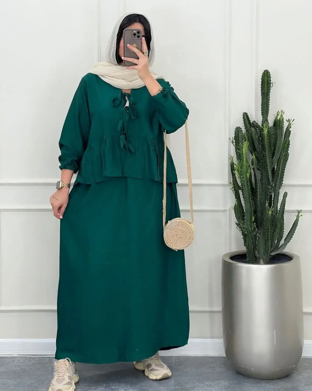 🛍نام: ست شومیزدامن نارمیلا🌱
