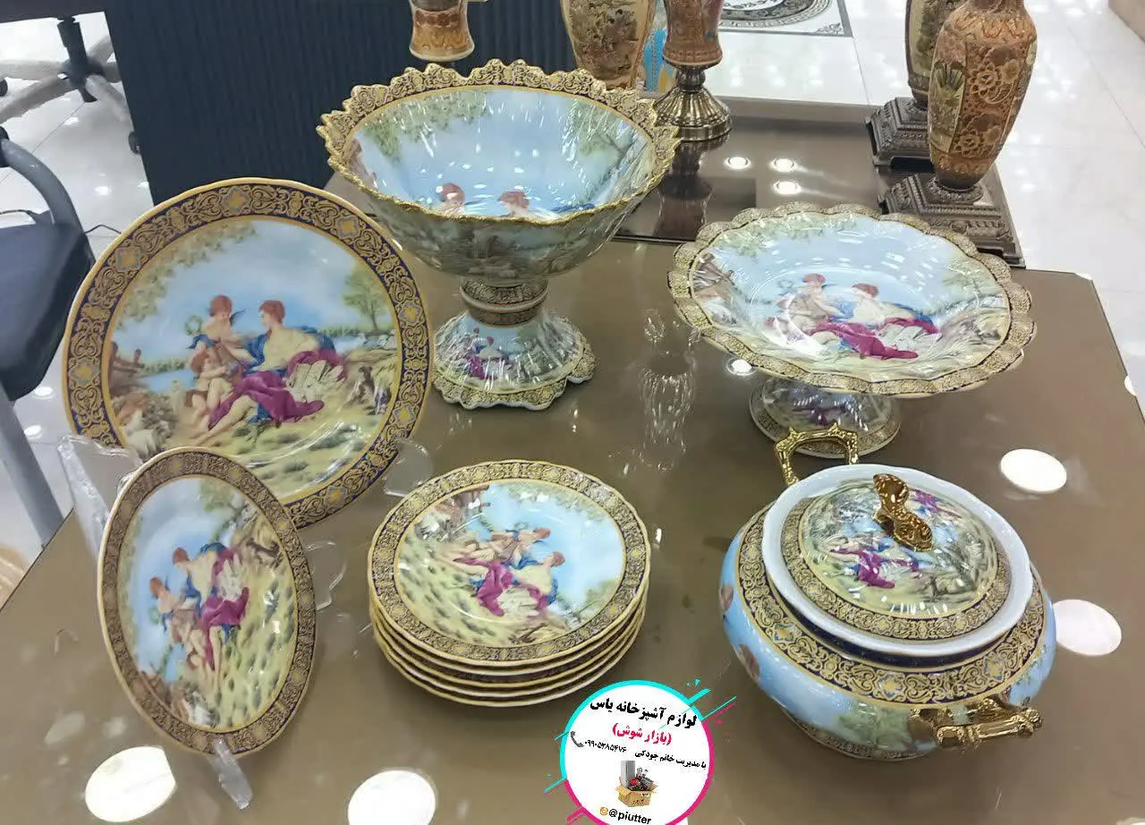 #ظروف پذیرایی فرشته چینی درجه ۱
