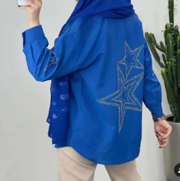 نام: شومیز مانتویی نگینی ستاره
