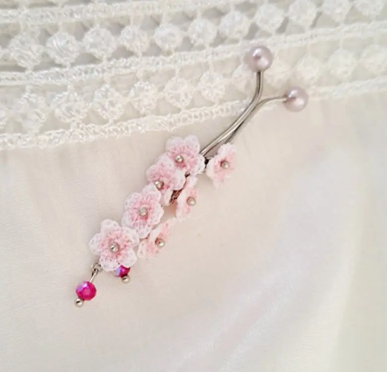 گیره روسری ۷ گل ناز