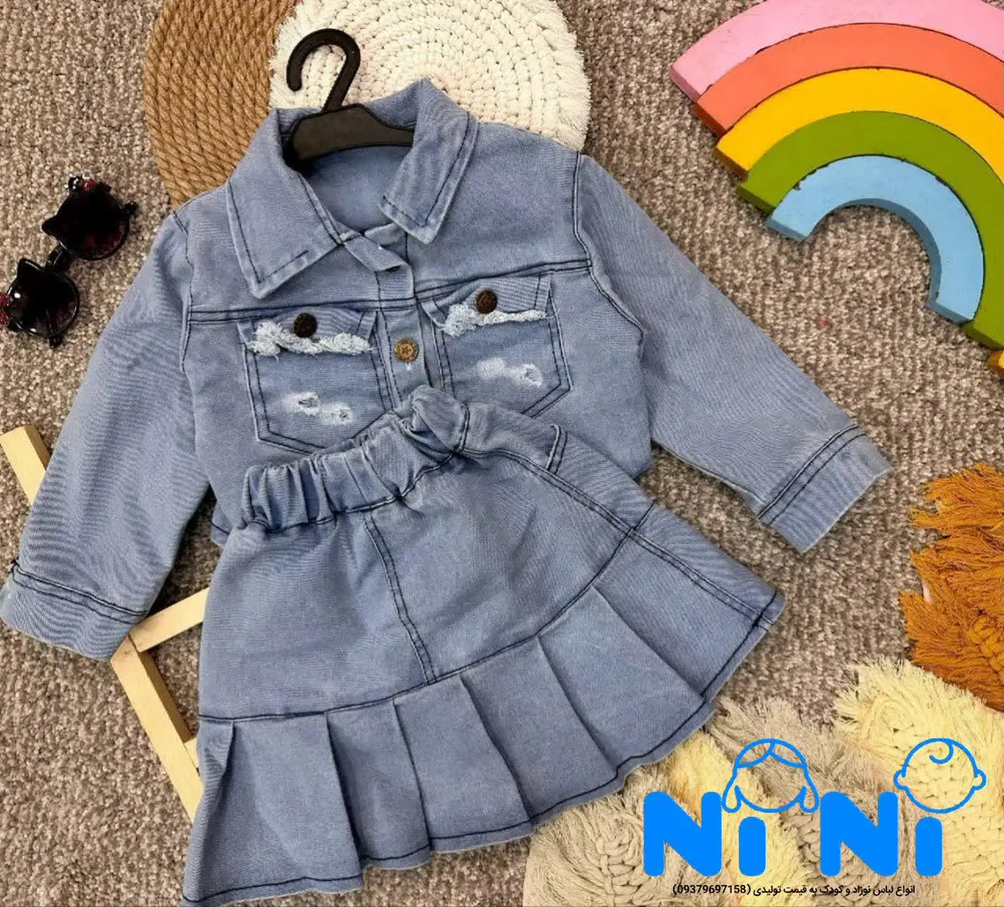 👫کت دامن لی دخترانه مجلسی د...