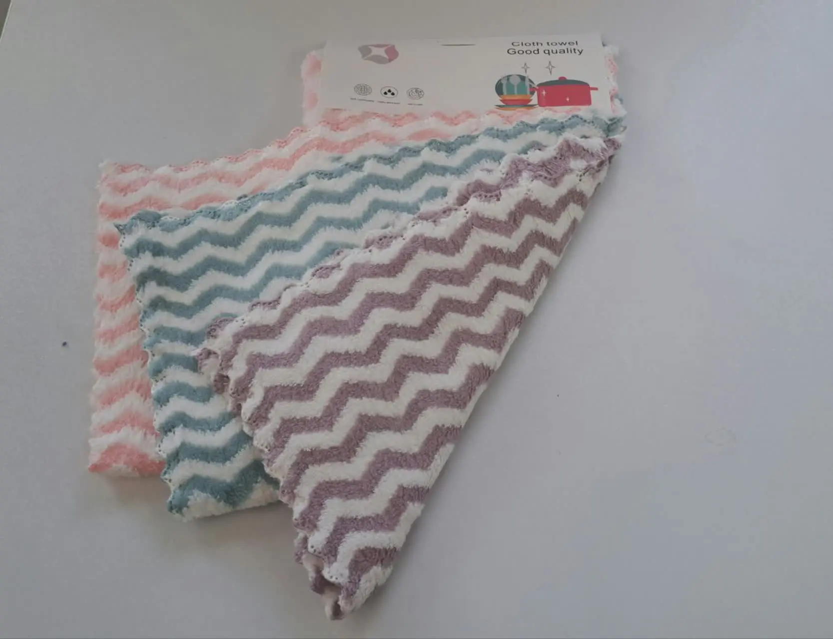 ✅ دستمال آشپزخانه پولیشی ۳...