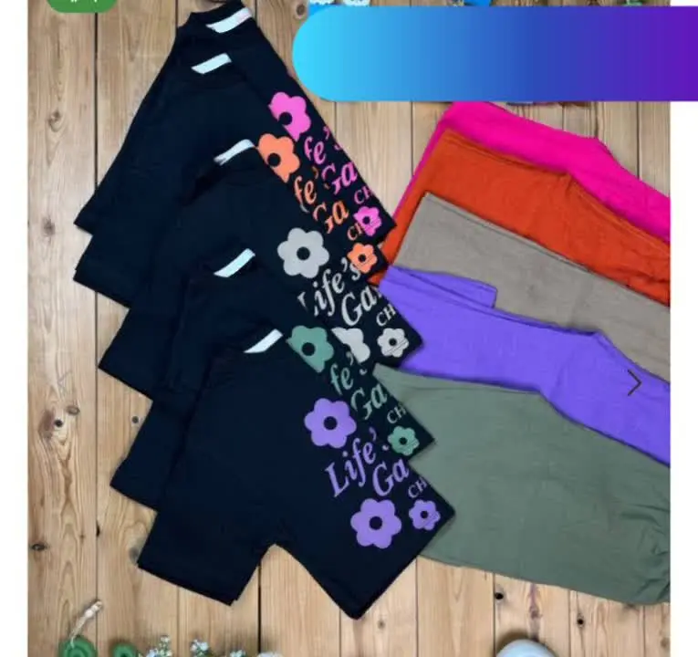 🔮ست کراپ شلوار دخترانه طرح Life🔮
