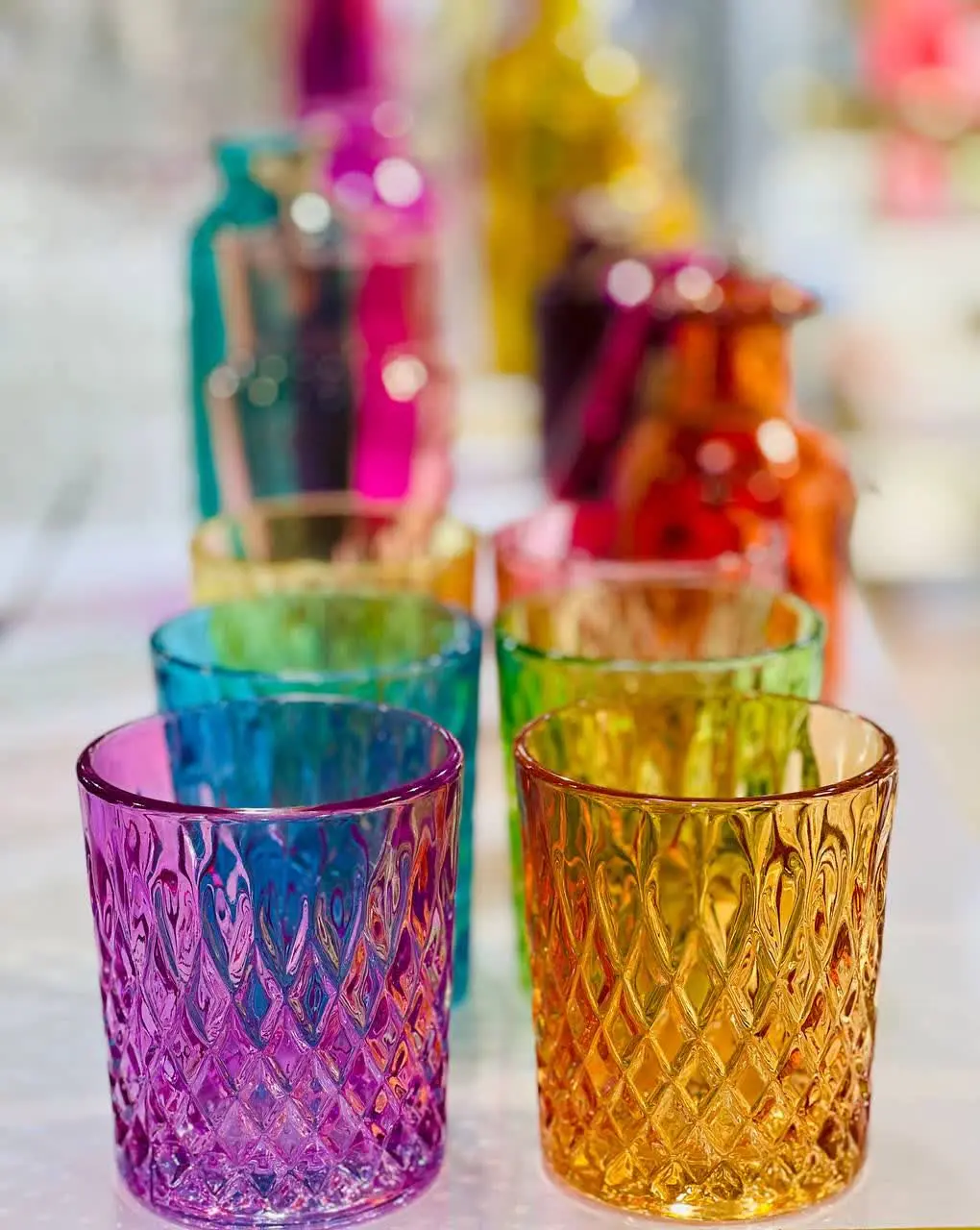 لیوان بدون دسته ۶ رنگ
