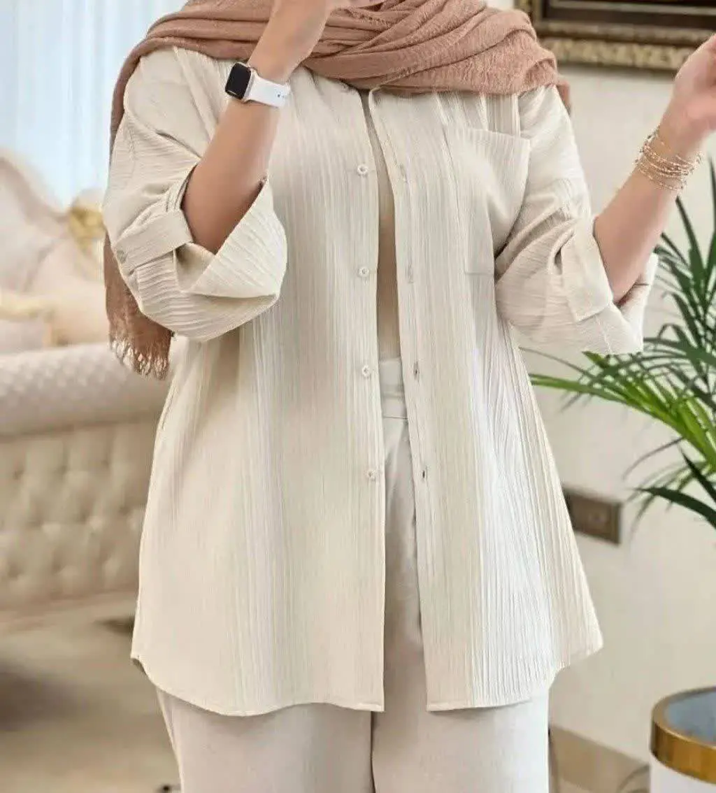 ✅ شومیز کراش جلودکمه دار، 
