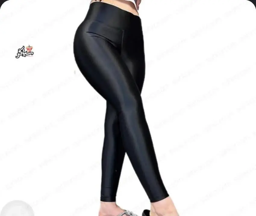 شلوار شاین گن دار مشکی
