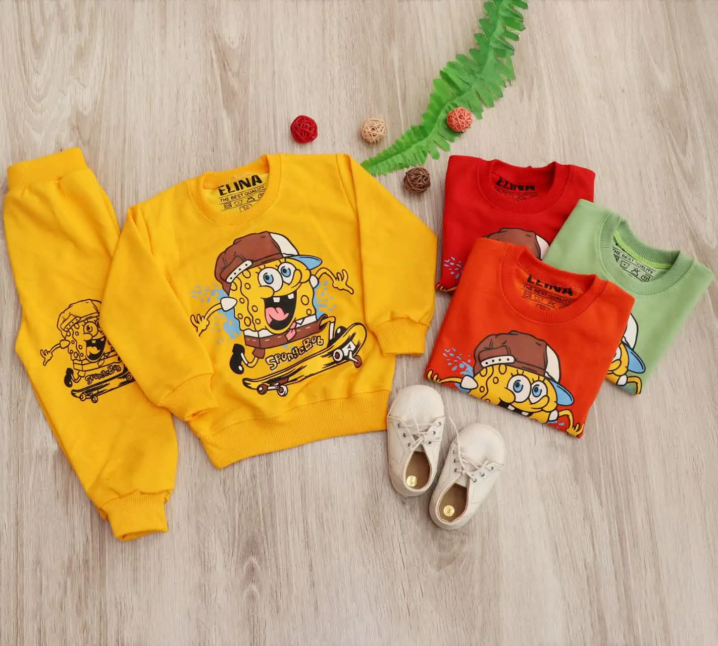 👕بلوز شلوار باب اسفنجی
