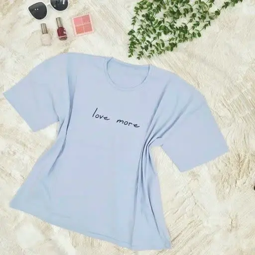 تیشرت باکسی love more
