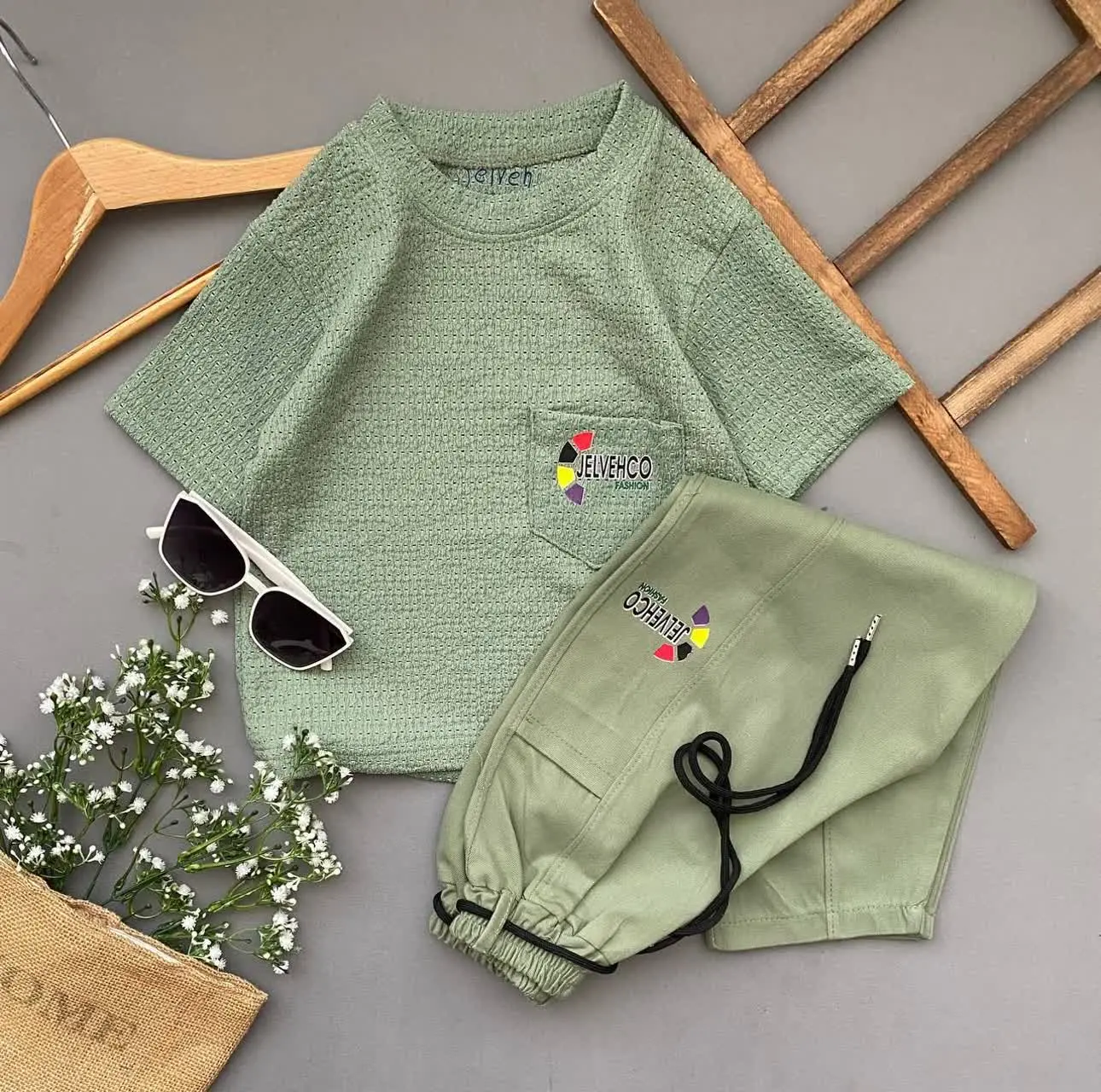 🔴 تیشرت و شلوار کتان مراکشی 👦🏻💢
