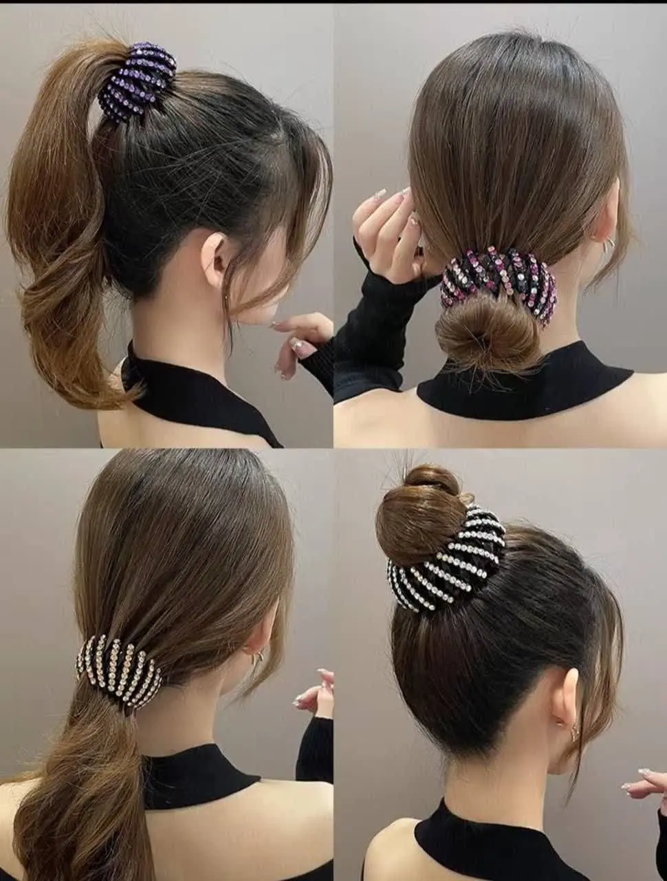 💎کلیپس چنگکی نگین دار سایز بزرگ
