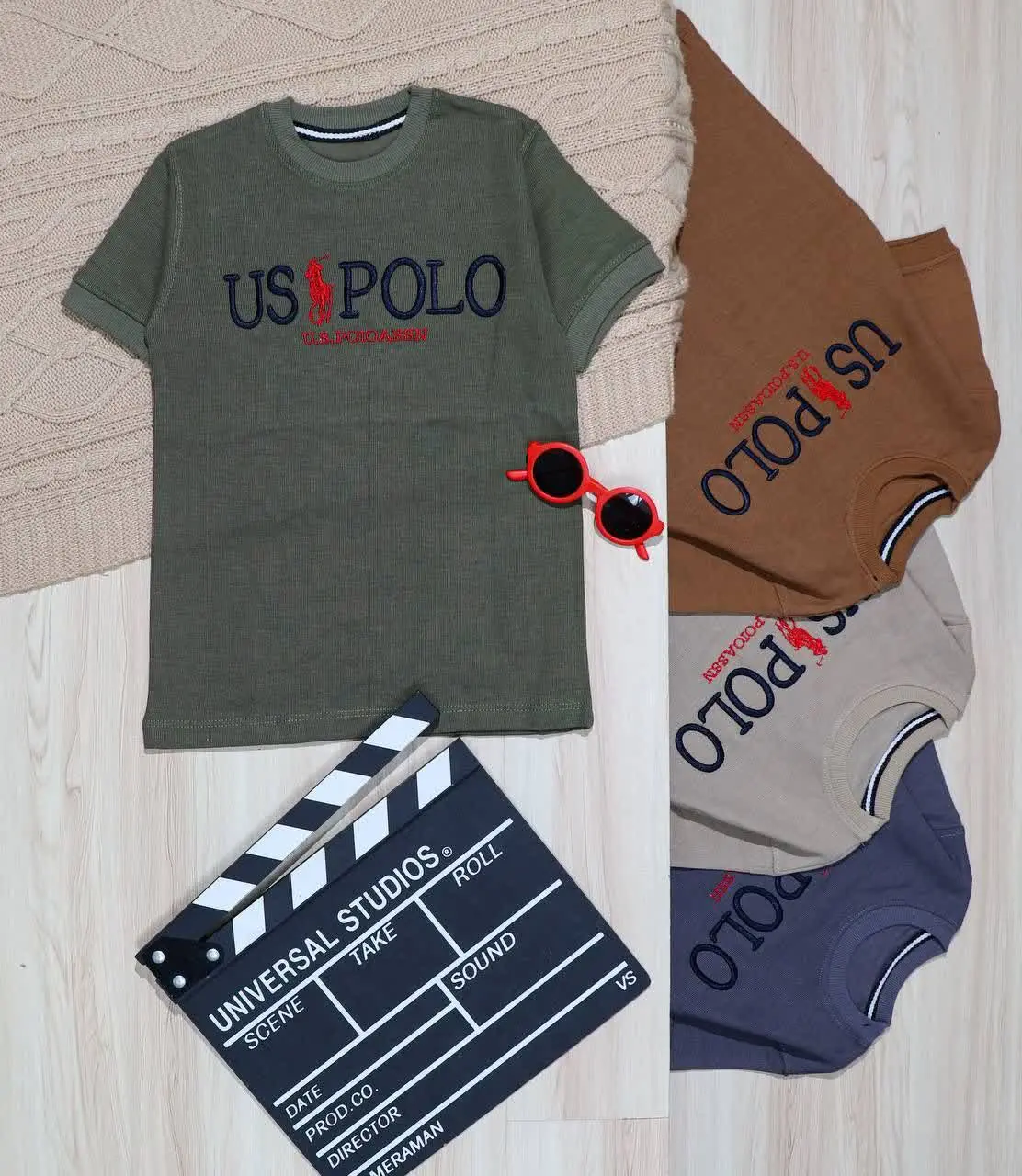👫تیشرت پسرانه ماندانا گلدوزی POLO👫
