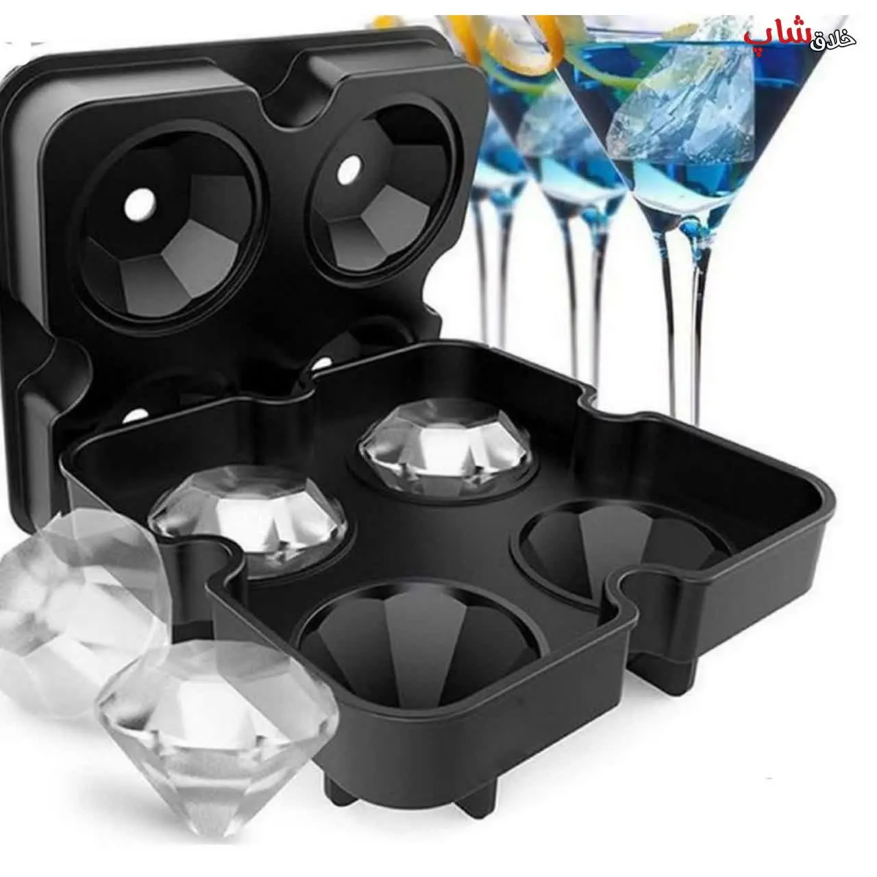 قالب یخ طرح الماس
