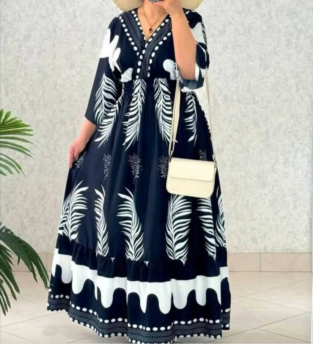 🔹نام: پیراهن فلور طرح پر
