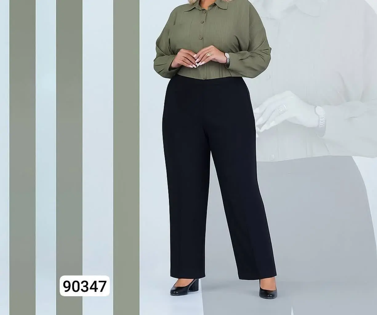 شلوار راسته جلو خط دار