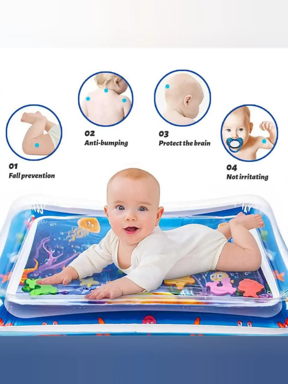 تشک واترمت طرح دریایی نوزادی و کودک کد ۹۱۰۴۳ 
