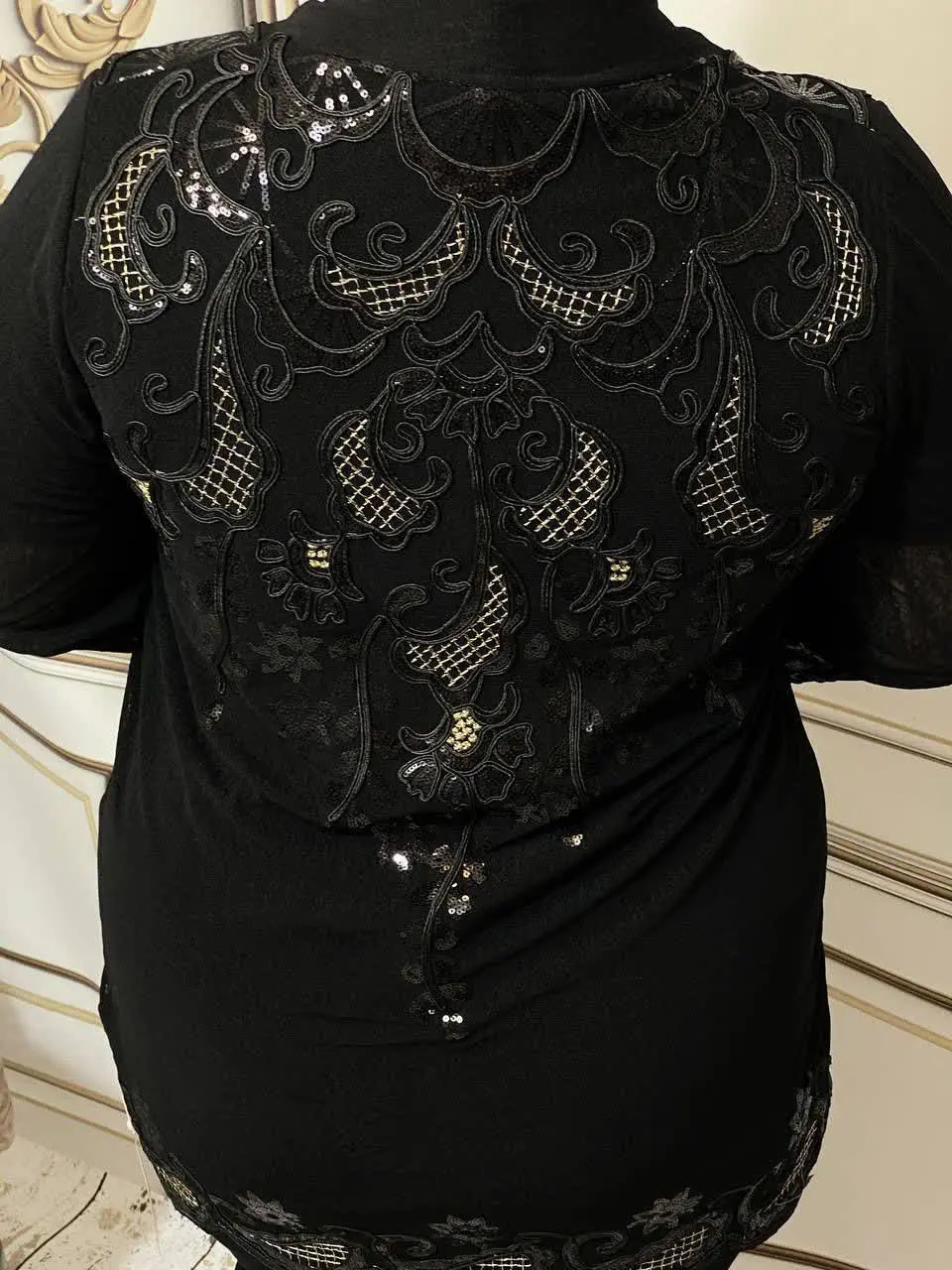 شومیز دوتیکه کارشده گلدوزی...