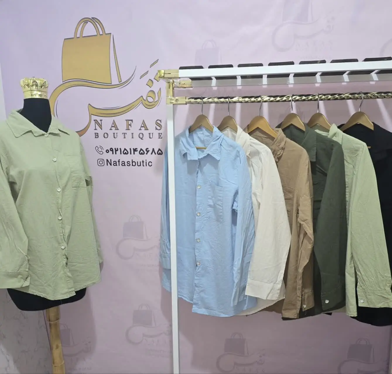 🛍 نام محصول: شومیز مانتویی 
