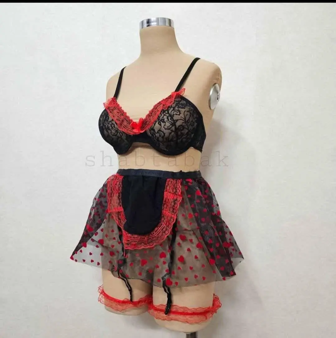 لباس خواب فانتزی طرح قلبی♥️
