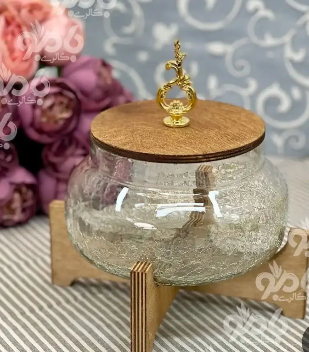 🌟شکلات خوری پایه چوب آبگز