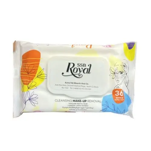 دستمال مرطوب آرایشی رویال
