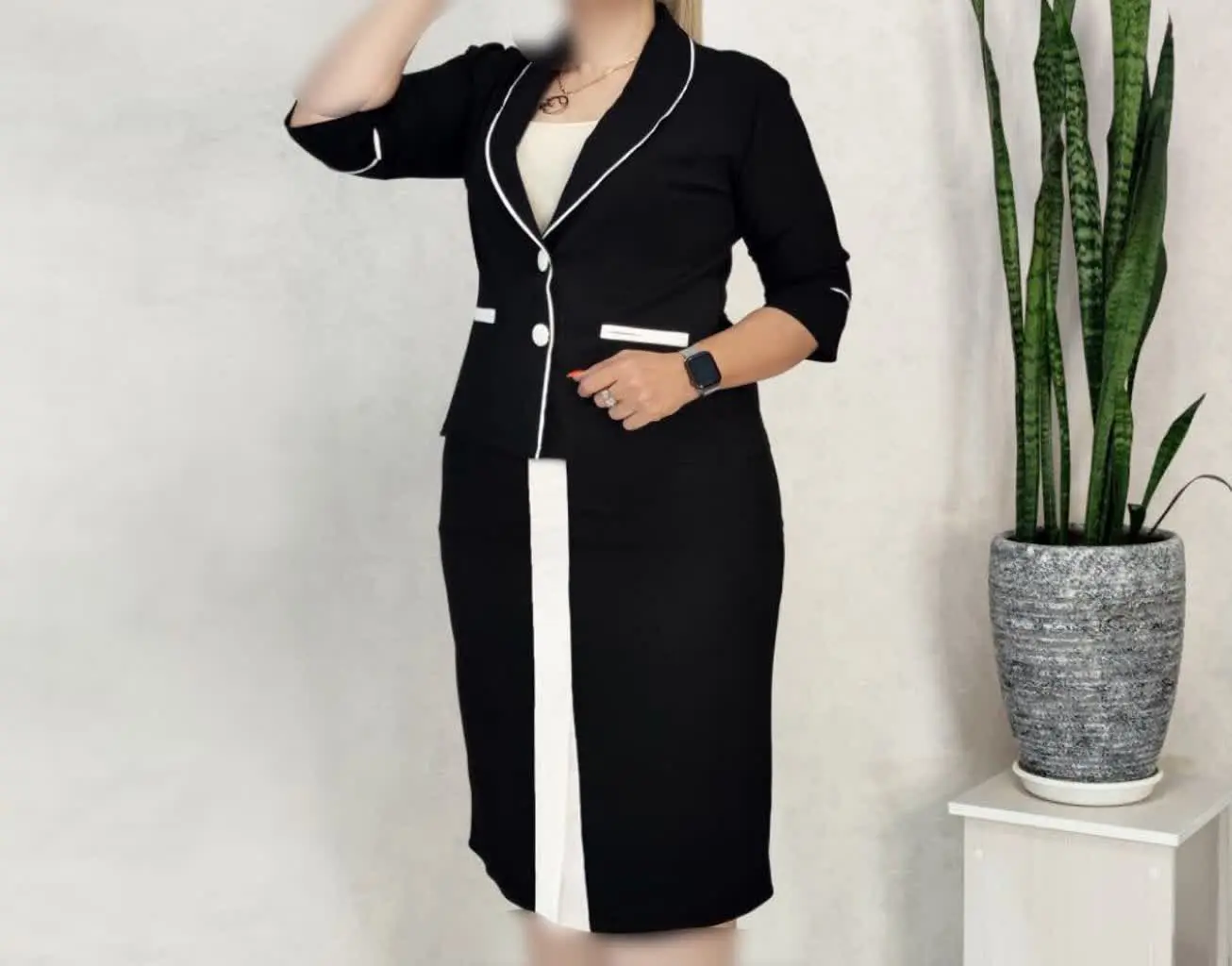 ✅کت دامن مجلسی بیگ سایز آی...