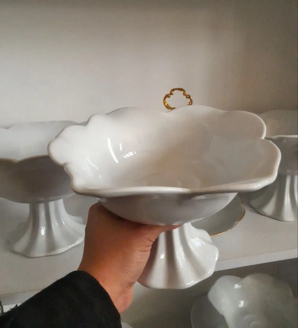 🌟آجیل خوری پایه دار رز سفید