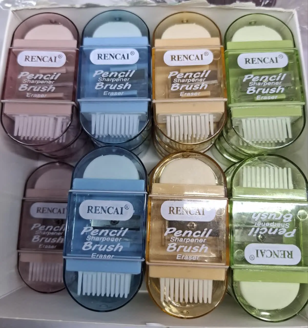 تراش و پاک کن فرچه دار
