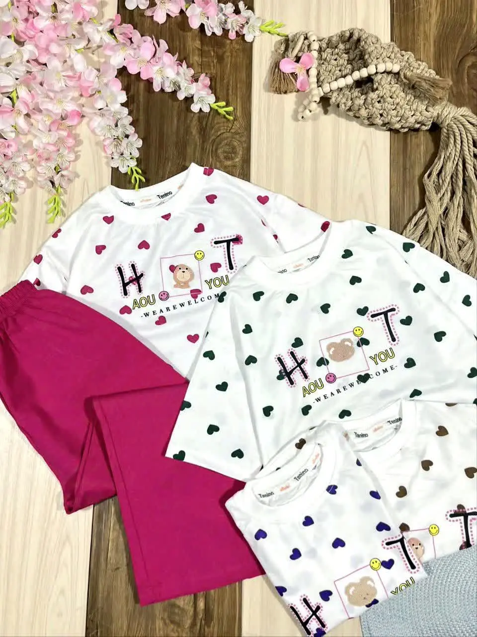 ❤️ کراپ شلوار قلب قلبی❤️