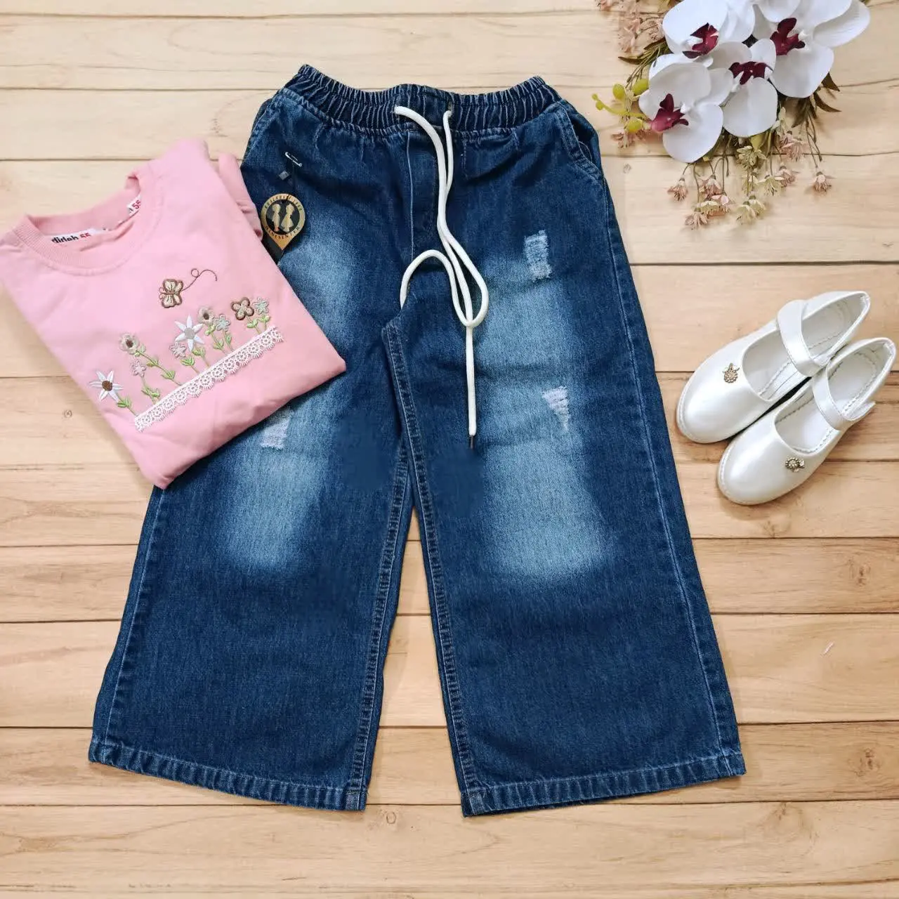 شلوار جین مدل تمام بگ