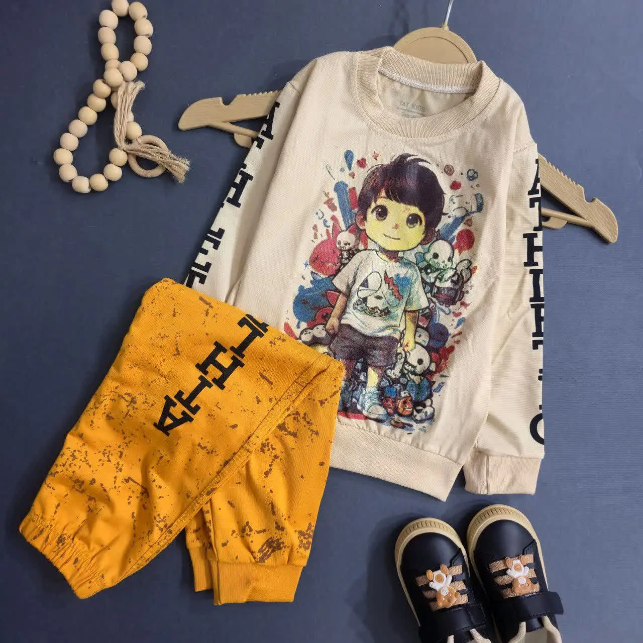 👚 نام: ست پسر استین بلند پا...