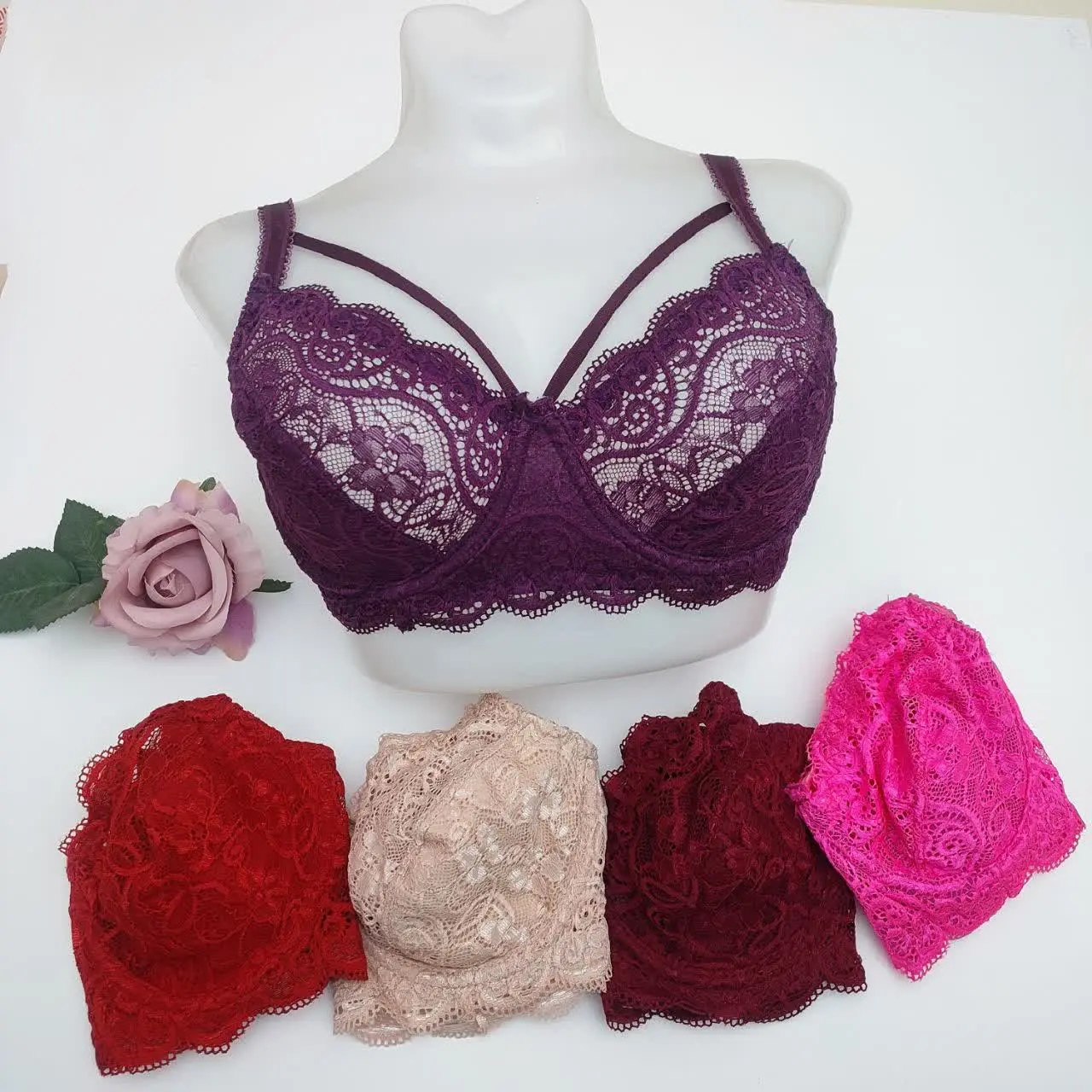 💢سوتینزیرفنردار دانتل آستر نخی