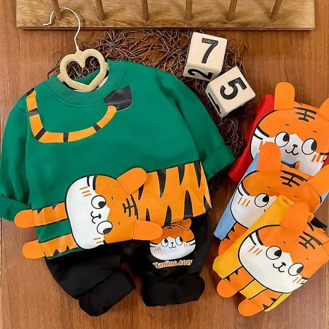 🌱بلوز و شلوار بچگانه ببر گو...