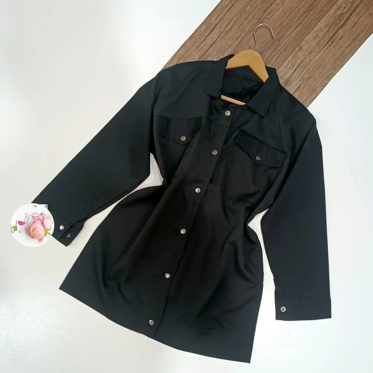 نوع محصول: مانتو دکمه پانچ😍😍
