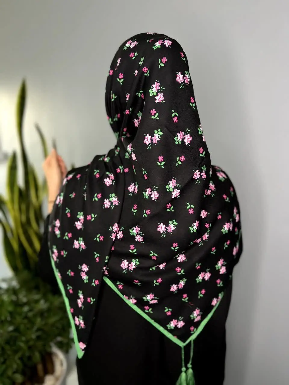 روسری گل گلی منگوله دار🌸
