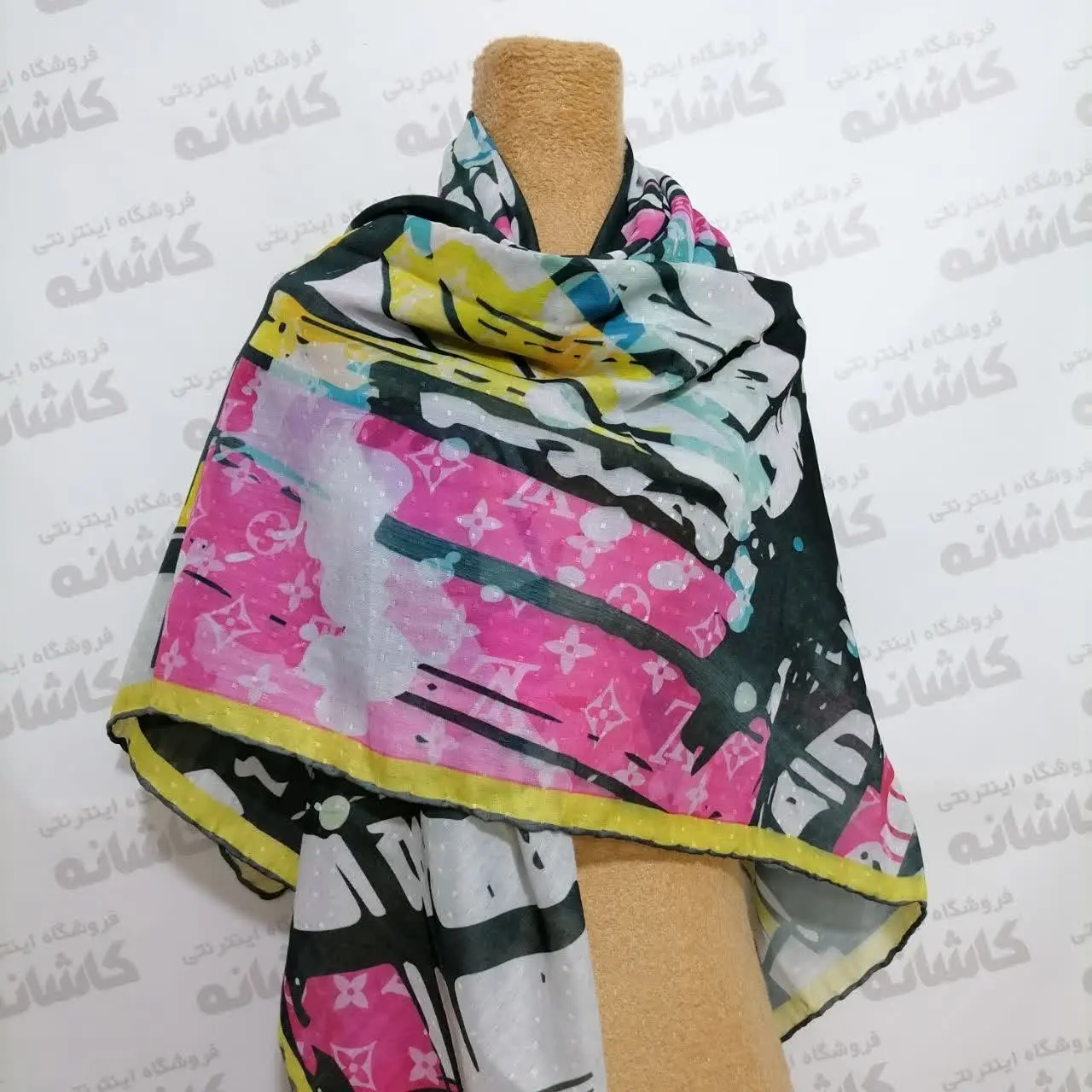 🔘 جنس اکثر این روسری‌ها نخی هستن 
