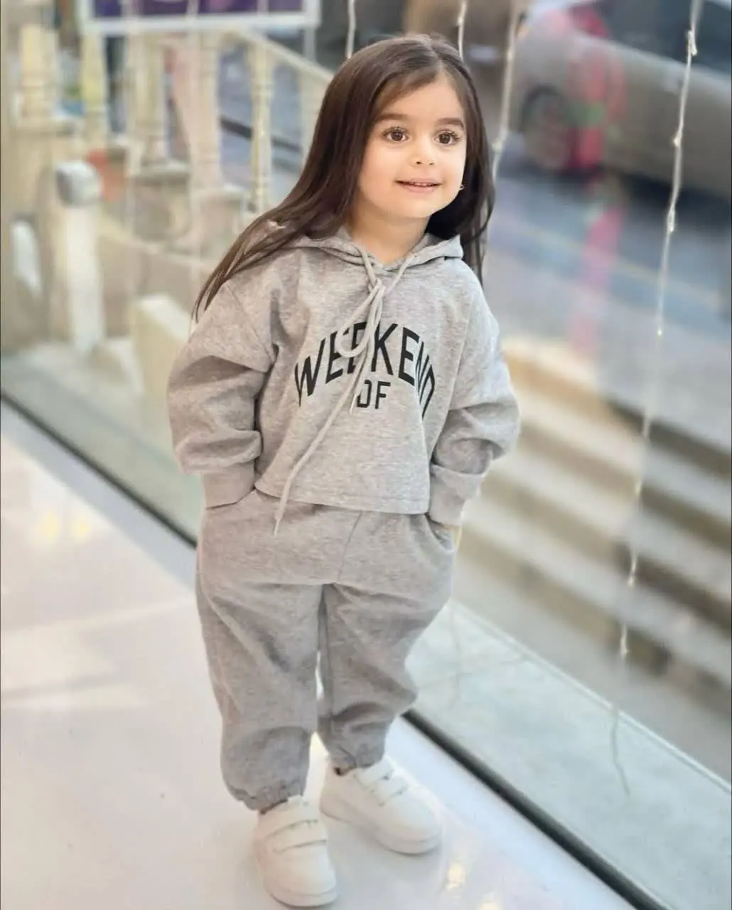 👚نام: کراپ شلوار پاییزه طوسی
