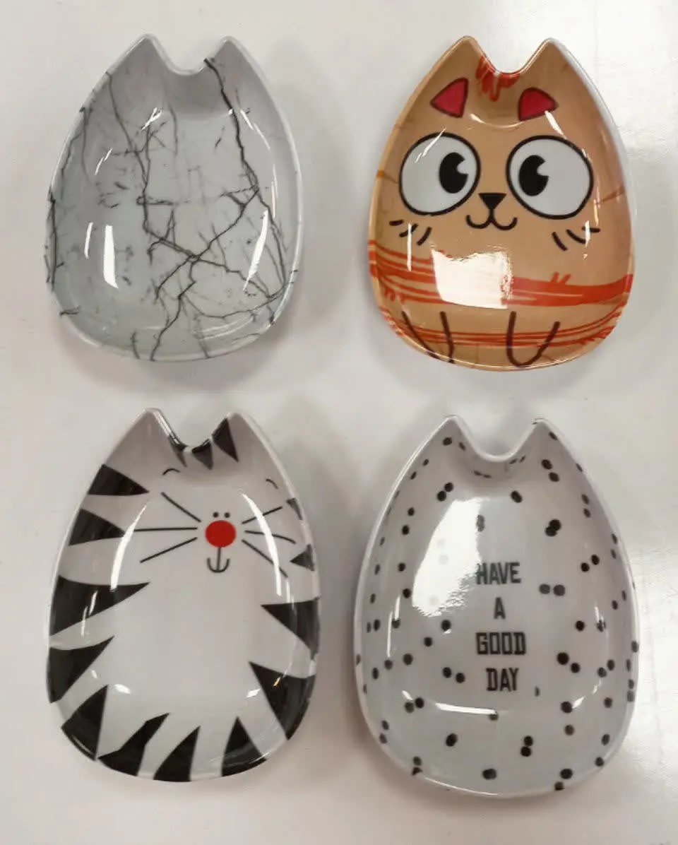 زیتون خوری طرح گربه سایز بزرگ
