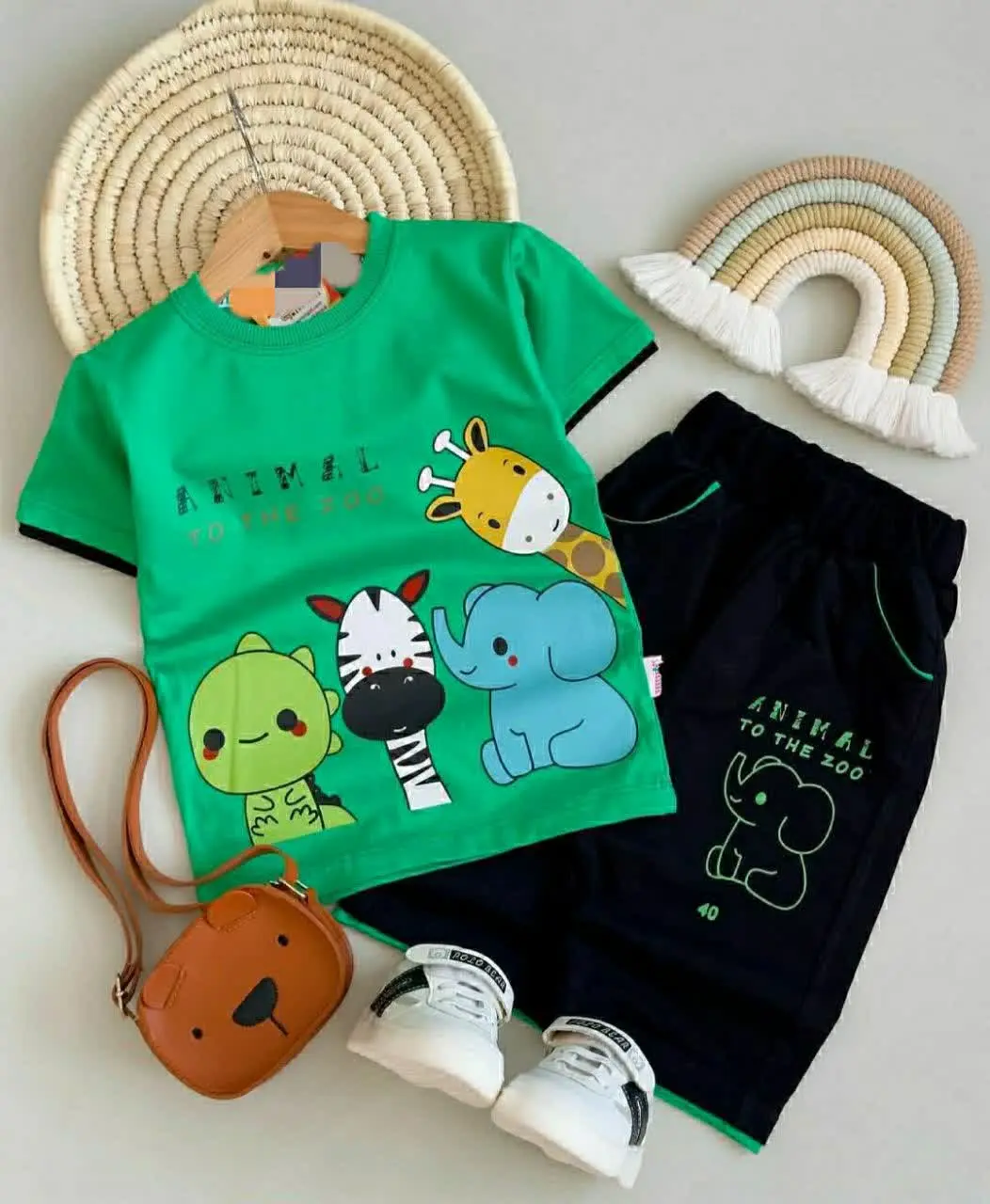 تیشرت شلوارک دخترانه پسرانه
