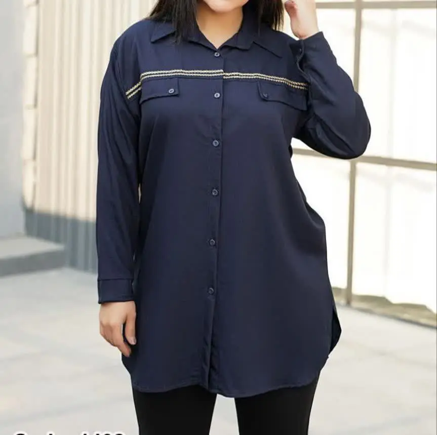 کد ۳۳۹ ✅شومیز سینه گلدوزی،...