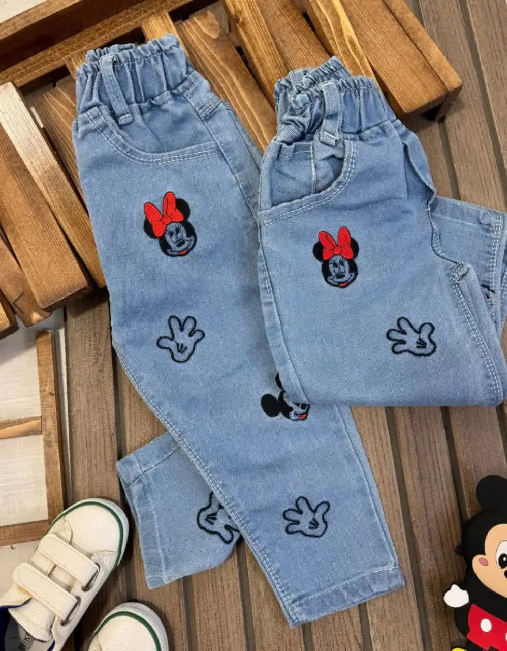 شلوار جین مینی و میکی
